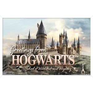 Trends International The Wizarding World: Harry Potter - Greetings From Hogwarts Framed Wall Poster Prints - 1 of 4