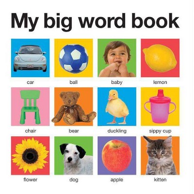 My Big Word Book - (My Big Board Books) by  Roger Priddy (Board Book)