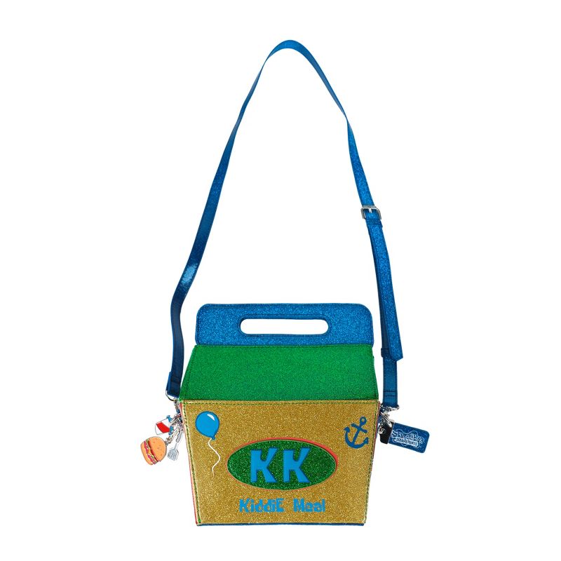 Spongebob Squarepants Glitter Kids Meal Box With Adjustable Strap and Three Metal Charms, 2 of 7