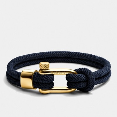 Elegatto Alchor Platinum Bracelet