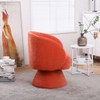 KTMBDW Swivel Accent Barrel Chairs with Removable Headrest, Chaise Lounge Indoor with Neck Support Pillow, Swivel Chairs for Living Room - 4 of 4