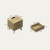 NicBex Wood Dresser with Modern Style,Dressers Organizer for Bedroom,Living Room and Hallway - 3 of 4