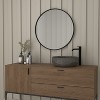 Emma and Oliver Wall Mounted Mirror with Iron Frame, Silver Backing and Shatterproof Glass for Entryways, Bathrooms and More - 4 of 4