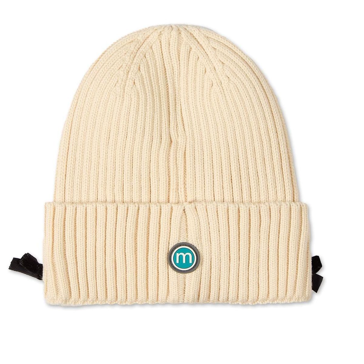 Memoi Girls Ribbed "All-Over Bows" Rayon-Blend Cuffed Beanie - thumbnail 7