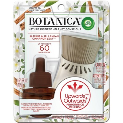 Air Wick Botanica Scented Oil Starter Kit Jasmine and Sri Lankan Cinnamon Leaf 1+1 Starter Kit