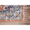 4'x6' Woven Medallion Accent Rug Red - Anji Mountain: Handmade Flat Pile, Fair Trade Certified, Traditional Style - 4 of 4