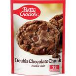 Betty Crocker Double Chocolate Chunk Cookie Mix - 17.5oz
