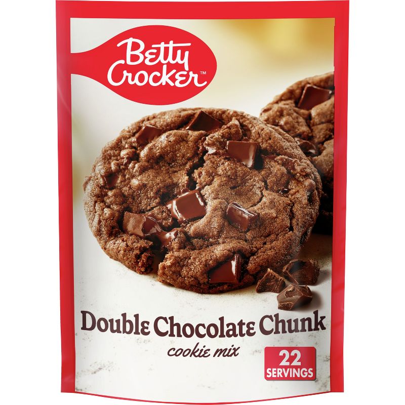 Betty Crocker Double Chocolate Chunk Cookie Mix - 17.5oz, 1 of 12