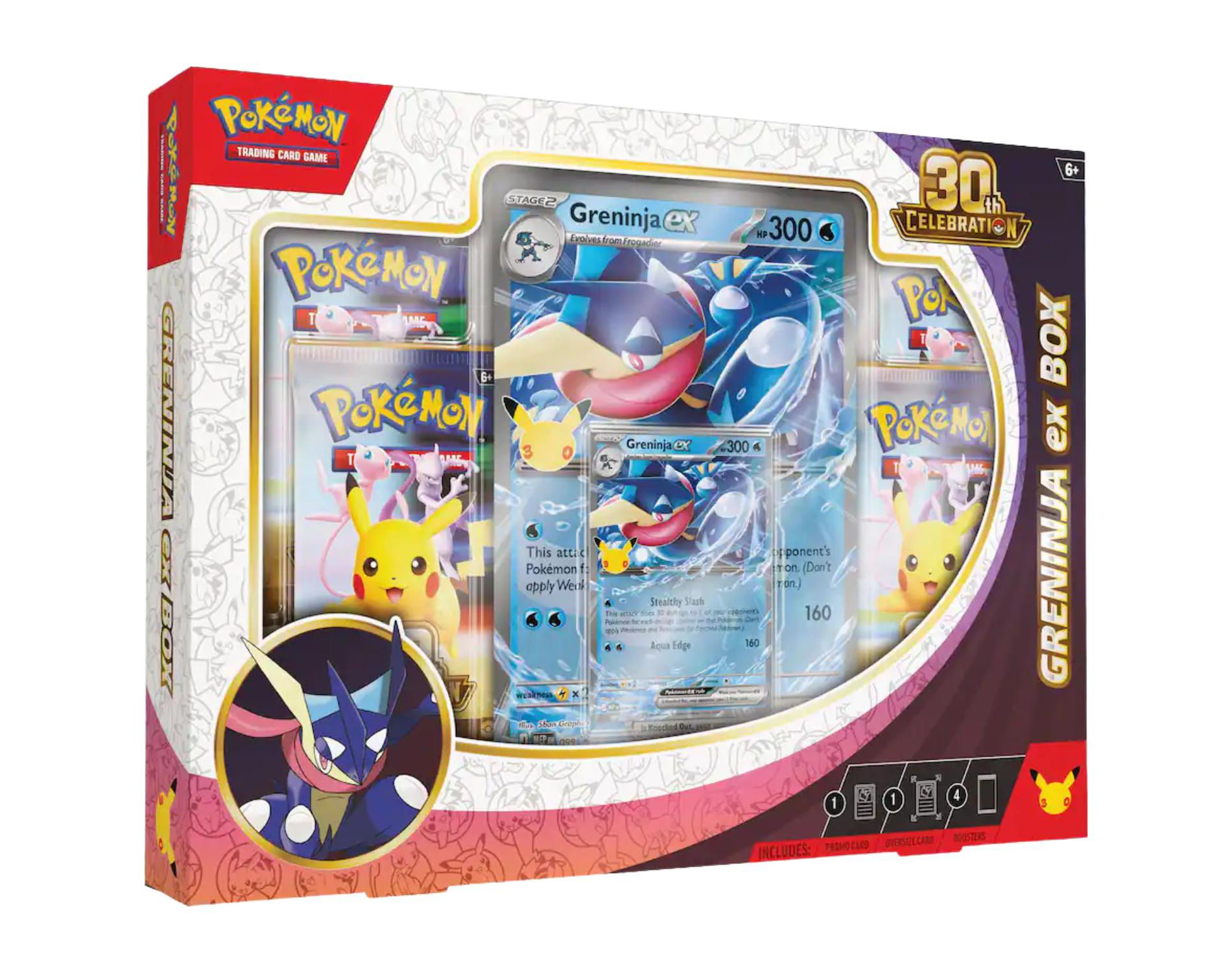 Pokemon 30th Celebration Greninja ex Box