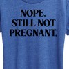 Women's - Instant Message - Sassy Holidays Nope Still Not Engaged Short Sleeve Graphic T-Shirt - 2 of 4
