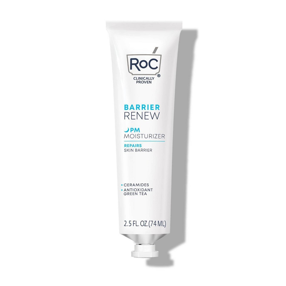 Photos - Cream / Lotion RoC Barrier Renew PM Moisturizer - 2.5oz 