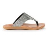 The Sak Women's Los Feliz Toe Post Sandal, Dark Silver - 4 of 4