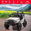 12V Ride On Truck Car for 3-6 Years Kids, Licensed Toyota Kids Car w/2.4G Remote Control, Lights, Suspension System, Safety Belt - 2 of 4