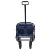 Racxily Collapsible Folding Outdoor Utility Wagon, Heavy Duty Wagon Grocery Cart, for Camping Shopping Sports Gardeing Fishing Supports 225lbs - 4 of 4