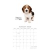 2026 Square Wall Calendar, Adorable Dogs, 16-Month Animals Theme, 180 Reminder Stickers (12x12 In) - 3 of 4