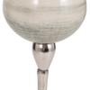 Modern Metal Glass Stone Aluminum Pillar and Taper Holder Decorative Candle Stand Contemporary Single Accent Piece - 4 of 4