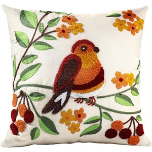 LISM Cotton Canvas Boho Embroidered Pillowcases - 1 of 4