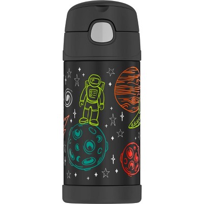 Thermos 12oz FUNtainer Water Bottle with Bail Handle - Black