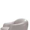 66" Leonia Sofa Taupe Leather - Acme Furniture: Modern Design, Metal Legs, Plush Cushions, Wood Composite Frame - 2 of 4