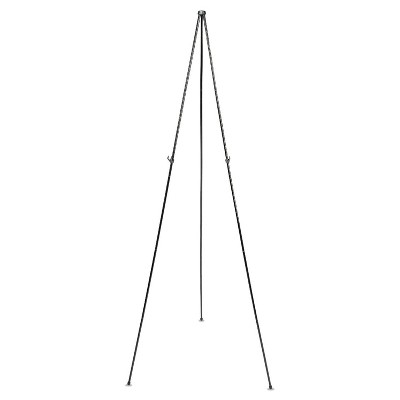 Quartet 62-3/8" Steel Full Size Instant Easel - Black