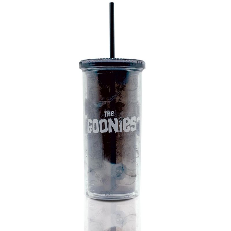 Silver Buffalo The Goonies Acrylic Carnival Cup with Lid and Straw | Holds 20 Ounces, 2 of 7