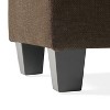 CAVINAS Ottoman Foot Rest, Ottoman Bed with Cushions, Birch Legs Footrest Ottoman for Bedroom, Living Room - 3 of 4