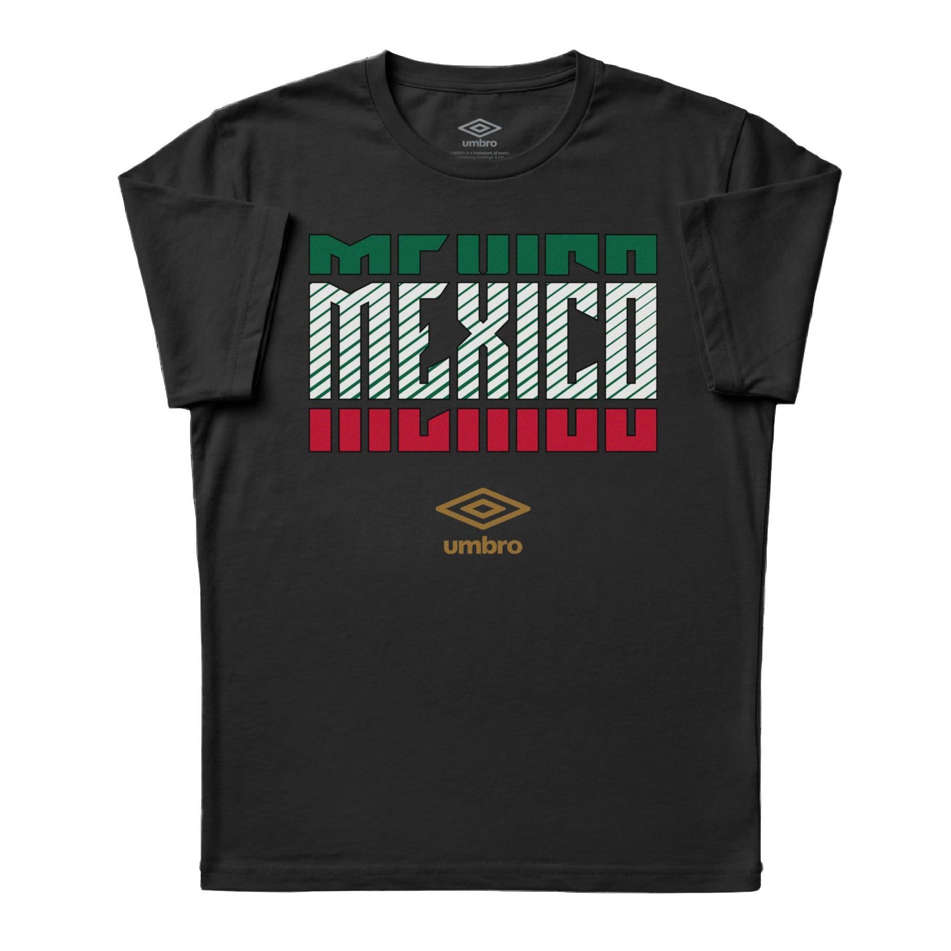 Umbro Men's Mexico Stacked Soccer T Shirt