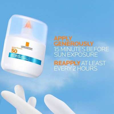La Roche Posay Anthelios UV Air, UVA/UVB Protection Antioxidant Serum - 1.69 fl oz: SPF 50, Non-Toxic, Face Cream