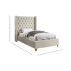 Meridian Furniture,Barolo Velvet Bed - 3 of 4