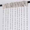 Kate Aurora Luxurious Jaeger Rod Pocket Acrylic Beaded Single Window Curtain Panel - 3 of 4