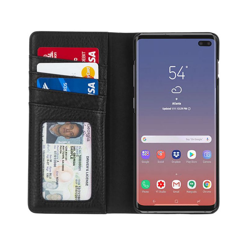 Case-Mate Wallet Folio Case for Samsung Galaxy S10 Plus - Black, 2 of 4