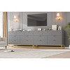 53.5" Drawer Dresser for Bedroom, Wide Modern Storage Chest with Metal Legs, Organizer Cabinet for Entryway or Living Room - 3 of 4