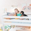 Max & Lily Twin-Size High Loft Bed with Wraparound Desk & Shelves - 3 of 4