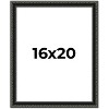 PosterPalooza | Antique Black Picture Frame - UV Acrylic, Foam Board Backing, Hanging Hardware - 2 of 4