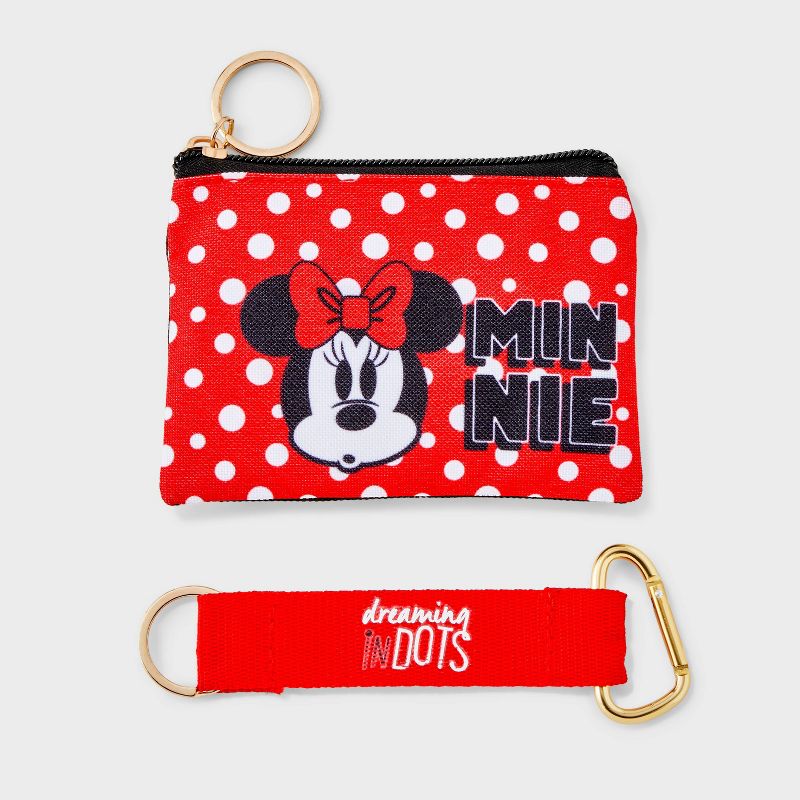 Kids&#39; Minnie Mouse 3pc Travel Accessories Set - Red/Black, 4 of 6