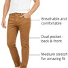 Mens 3 Pack Chinos Slim Fit Stretch Pants - 3 of 4