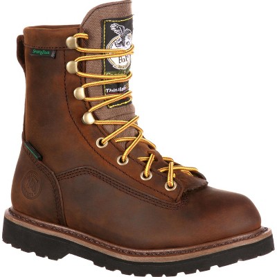 Kids Brown Georgia Boot Kids' Insulated Waterproof Outdoor Boot Size 4