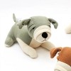 TopComfy Baby and Toddler Learning Toys Knitted Stuffed Secer Soft Toy Puppy Toy Room Decor Soft Yarn Animal Toy For Kids, Green, 12"*9.5"*2" - 2 of 4