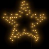 vidaXL Christmas Light Decoration with Spikes Star 80 LEDs 23.6" - 3 of 4