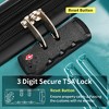 Lyngins 3-Piece Hardside Luggage Set – 20" Carry on Luggage,24" & 28" Expandable Spinner Suitcases with TSA Lock, ABS Lightweight Build, 360° Wheels - 3 of 4