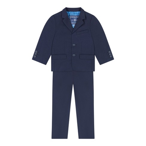 Navy blue infant suit best sale