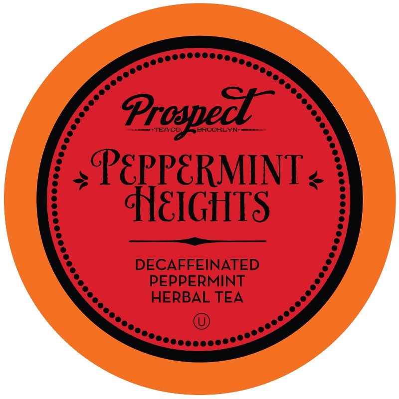 Prospect Tea Peppermint Heights Herbal Tea Pods for Keurig K-Cup Brewer, 40 Count, 1 of 6