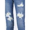 Women's High Waist Skinny Lemon Patch Denim Jeans - Judy Blue - 2 of 4