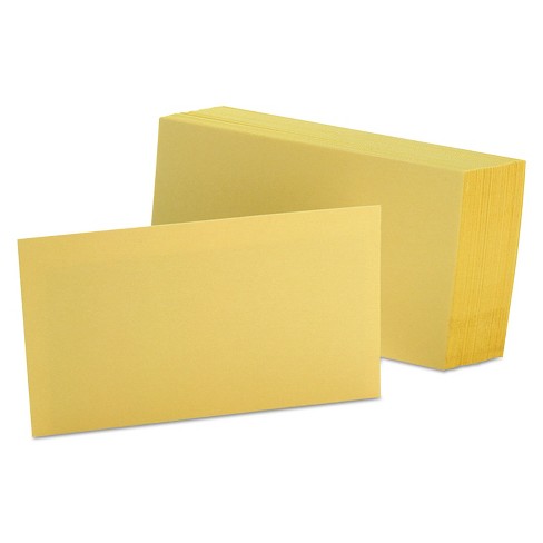 100ct 3 x 5 Unruled Index Cards White - up & up™