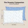 KeaBabies Toddler Pillow - Soft Organic Cotton Kids Pillows for Sleeping - Travel Pillow for Kids Age 2-5 - 3 of 4