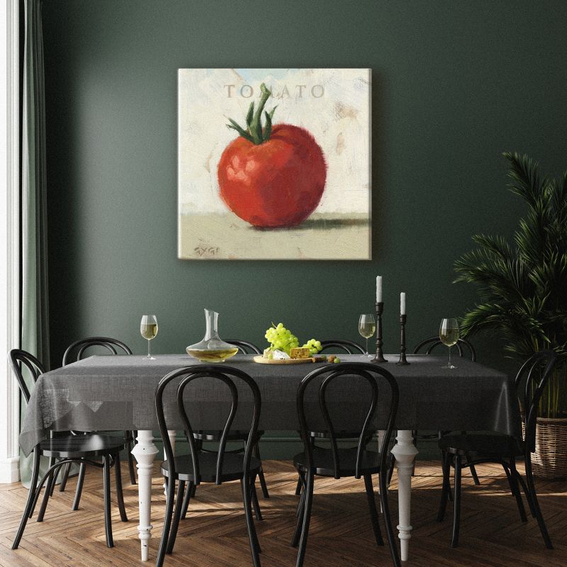 Sullivans Darren Gygi Garden Tomato Giclee Wall Art, Gallery Wrapped, Handcrafted in USA, Wall Art, Wall Decor, Home Décor, Handed Painted, 2 of 4