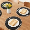 REGALWOVEN Farmhouse Placemats Set of 6 Woven Placemats Washable Rustic Kitchen Table Mat for Dining Table Decor - 2 of 4