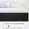 Wuleitex 12 Inch Memory Foam Mattress in a Box for Cooler Sleep Supportive & Pressure Relief - 2 of 4