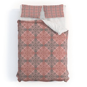 Deny Designs Full/Queen Pimlada Phuapradit Salima Duvet Cover and Pillow Sham Pink - 1 of 4