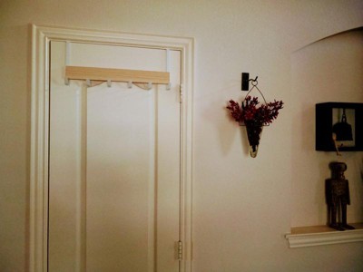 Large Over The Door Hook 6 Hooks Matte Black - Brightroom™ : Target